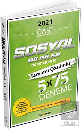 Tercih Akademi 2021 ÖABT Sosyal Bilgiler Öğretmenl