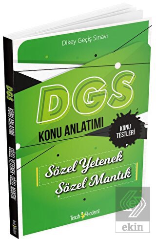Tercih Akademi Yayınları DGS Sözel Yetenek Sözel M