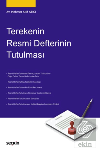 Terekenin Resmi Defterinin Tutulması
