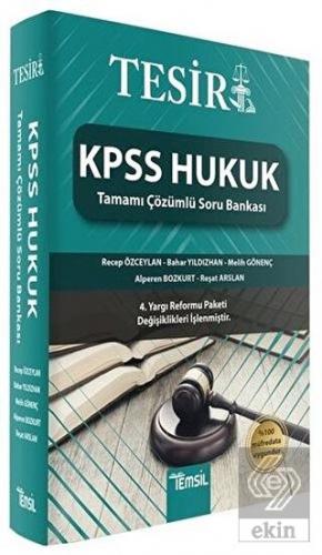 Tesir KPSS Hukuk Tamamı Çözümlü Soru Bankası