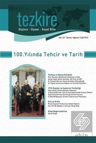Tezkire Dergisi Sayı : 53 Temmuz-Ağustos-Eylül 201