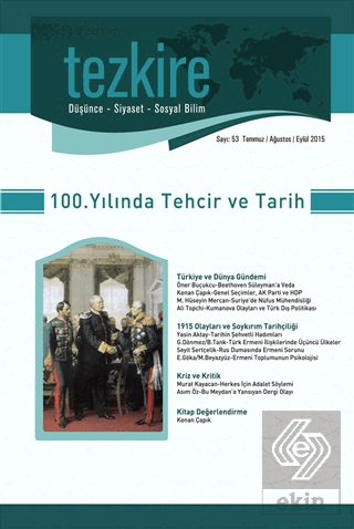 Tezkire Dergisi Sayı : 53 Temmuz-Ağustos-Eylül 201