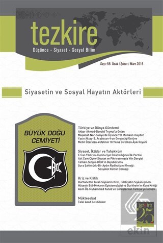 Tezkire Dergisi Sayı : 55 Ocak-Şubat-Mart 2016