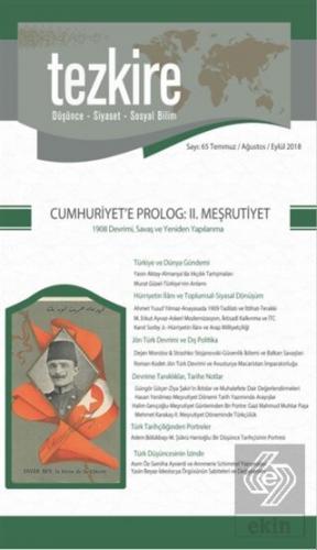 Tezkire Dergisi Sayı: 65 Temmuz - Ağustos - Eylül