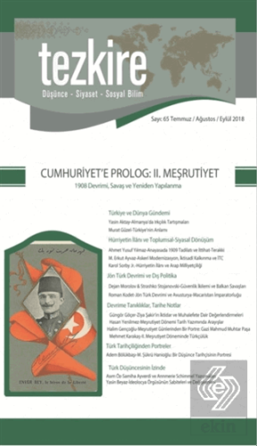 Tezkire Dergisi Sayı: 65 Temmuz - Ağustos - Eylül
