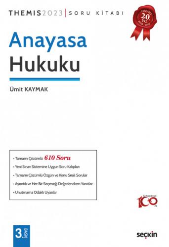 Themis Anayasa Hukuku Soru Kitabı Tamamı Çözümlü