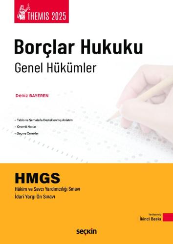 THEMIS – Borçlar Hukuku Genel Hükümler Konu Kitabı