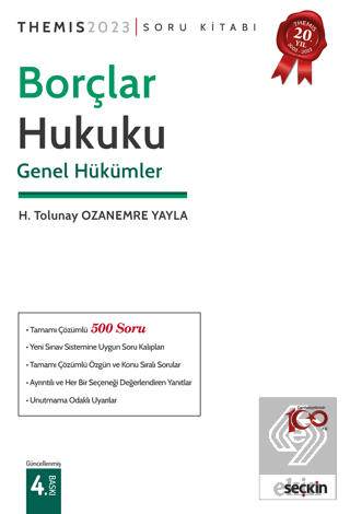 Themis Borçlar Hukuku Genel Hükümler Soru Kitabı 2023