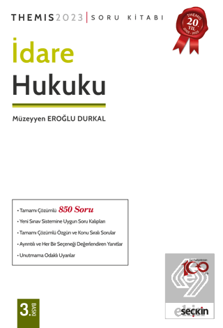 Themis İdare Hukuku Soru Kitabı Tamamı Çözümlü 2023