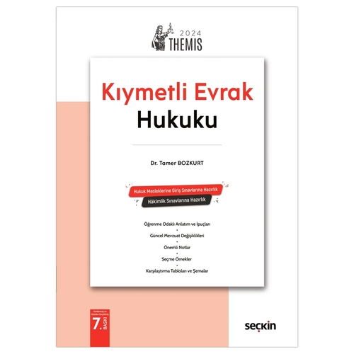 THEMIS Kıymetli Evrak Hukuku Konu Kitabı Ticaret Hukuku Cilt III