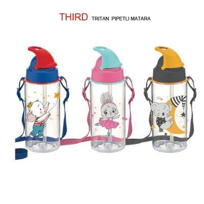 Gıpta 751100 Third Tritan Desenli Pipetli Matara 500cc