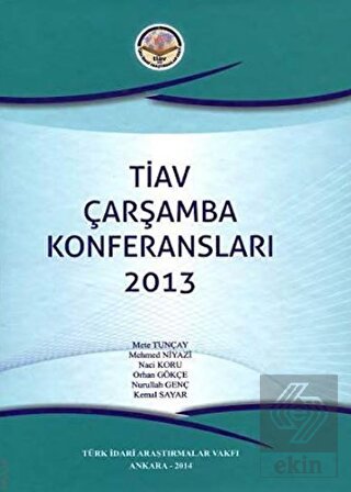 TİAV Çarşamba Konferansları 2013