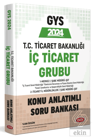 Ticaret Bakanlığı İç Ticaret Grubu Konu Anlatımlı