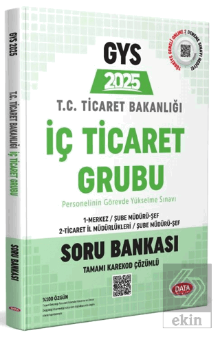 Ticaret Bakanlığı İç Ticaret Grubu Soru Bankası - Karekod Çözümlü