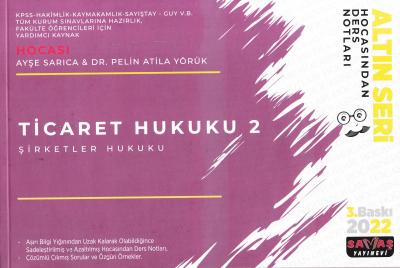 Ticaret Hukuku 2 Şirketler Hukuku