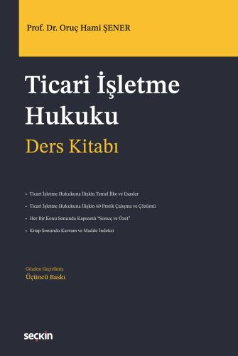 Ticari İşletme Hukuku Ders Kitabı