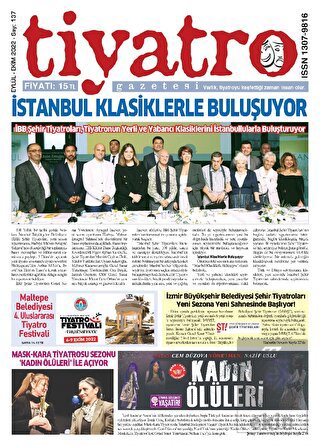 Tiyatro Gazetesi Sayı: 137 Eylül - Ekim 2022