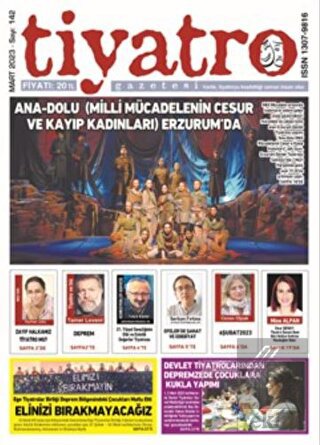 Tiyatro Gazetesi Sayı: 142 - Mart 2023