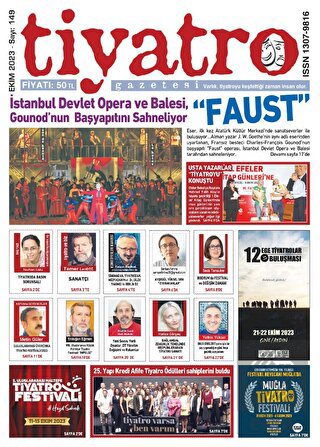 Tiyatro Gazetesi Sayı: 149 - Ekim 2023