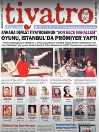 Tiyatro Gazetesi Sayı: 151 - Aralık 2023