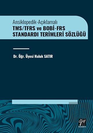 TMS/TFRS ve BOBİ-FRS Standardı Terimleri Sözlüğü