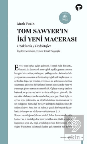 Tom Sawyer'ın İki Yeni Macerası