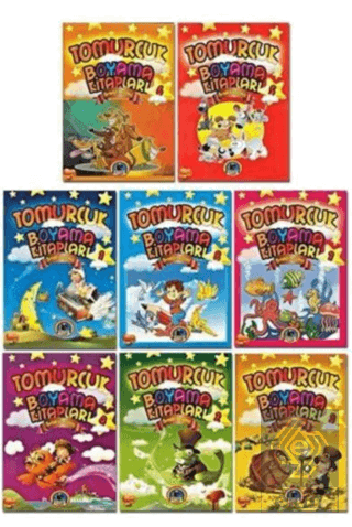 Tomurcuk Boyama Kitapları (8 Kitap Takım)