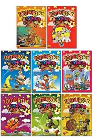 Tomurcuk Boyama Kitapları (8 Kitap Takım)
