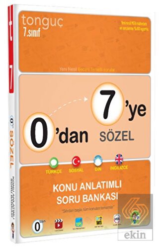 Tonguç 0'Dan 7'Ye Sözel Konu Anlatımlı Soru Bankası