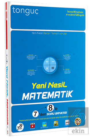 Tonguç 7 den 8 e Matematik Yeni Nesil Soru Bankası Tonguç Yayınları
