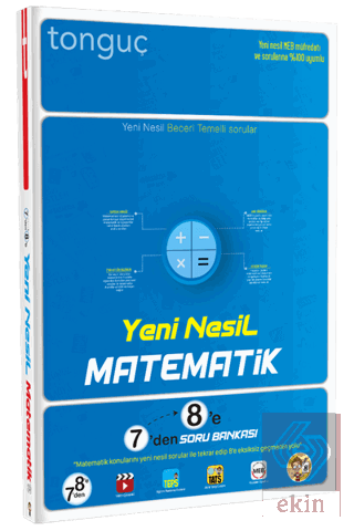 Tonguç 7 den 8 e Matematik Yeni Nesil Soru Bankası Tonguç Yayınları