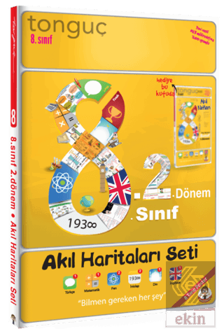 Tonguç 8.Sınıf 2.Dönem Akıl Haritaları Seti