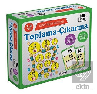 Toplama-Çıkarma / Dört İşlem Kartlar 7-8 Yaş