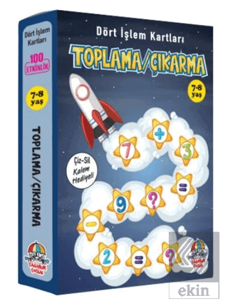 Toplama Çıkarma - Dört İşlem Kartları 7-8 Yaş