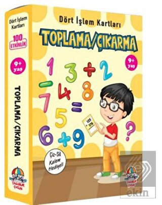 Toplama Çıkarma - Dört İşlem Kartları 9+ Yaş