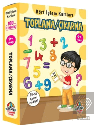 Toplama Çıkarma - Dört İşlem Kartları 9+ Yaş