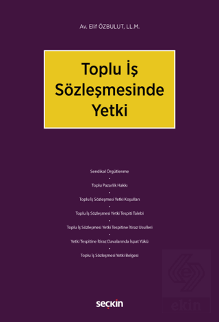 Toplu İş Sözleşmesinde Yetki