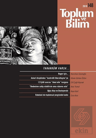 Toplum ve Bilim Dergisi Sayı: 148