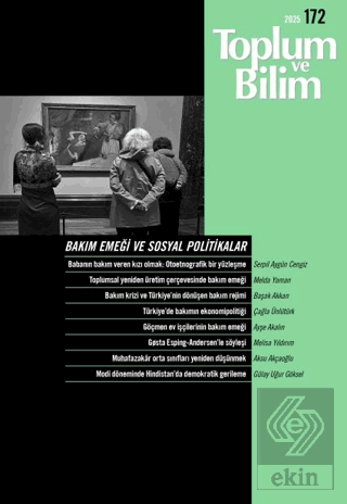 Toplum ve Bilim Dergisi Sayı: 172