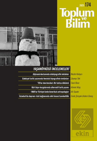 Toplum ve Bilim Dergisi Sayı: 174