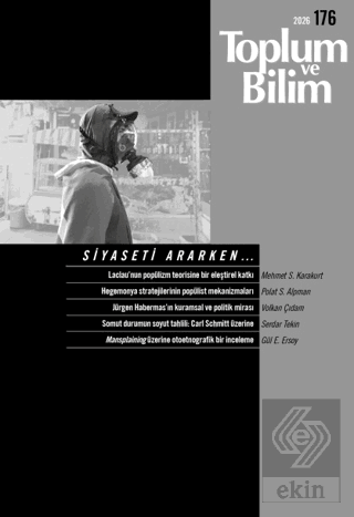 Toplum ve Bilim Dergisi Sayı: 176