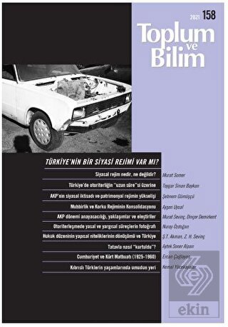 Toplum ve Bilim Sayı: 158