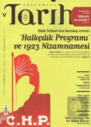 Toplumsal Tarih Dergisi Sayı: 213