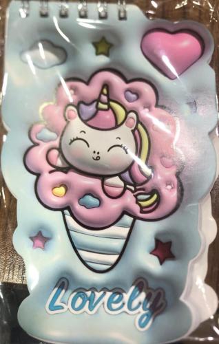 TOROS UNICK COLOR LOVELY INICORN DY NOT DEFTERİ