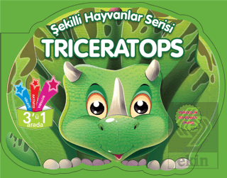 Triceratops - Şekilli Hayvanlar Serisi