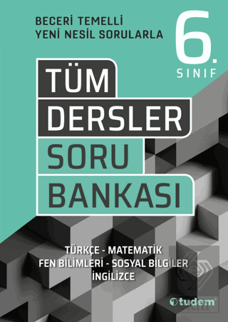 Tudem 6.Sınıf Tüm Dersler Soru Bankası