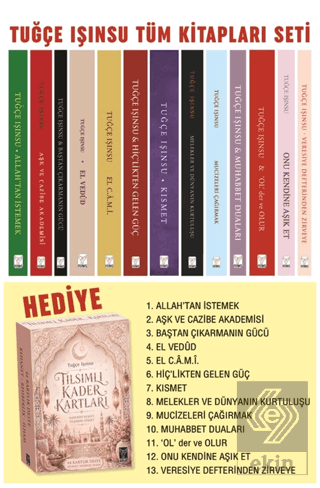 Tuğçe Işınsu Tüm Kitapları Seti (Tılsımlı Kader Kartları Hediyeli) Tuğ