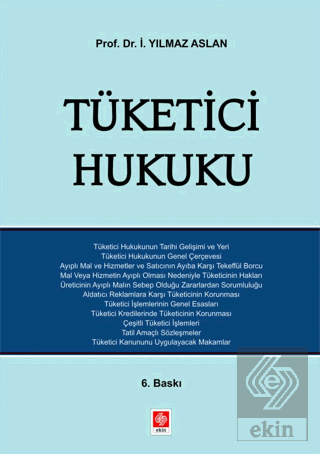 Tüketici Hukuku Yılmaz Aslan