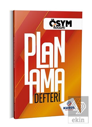 Tüm ÖSYM Sınavları İçin Planlama Defteri