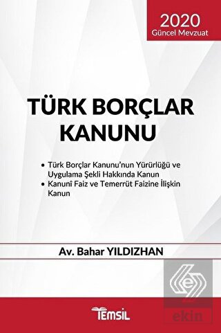 Türk Borçlar Kanunu (2020 Güncel Mevzuat)